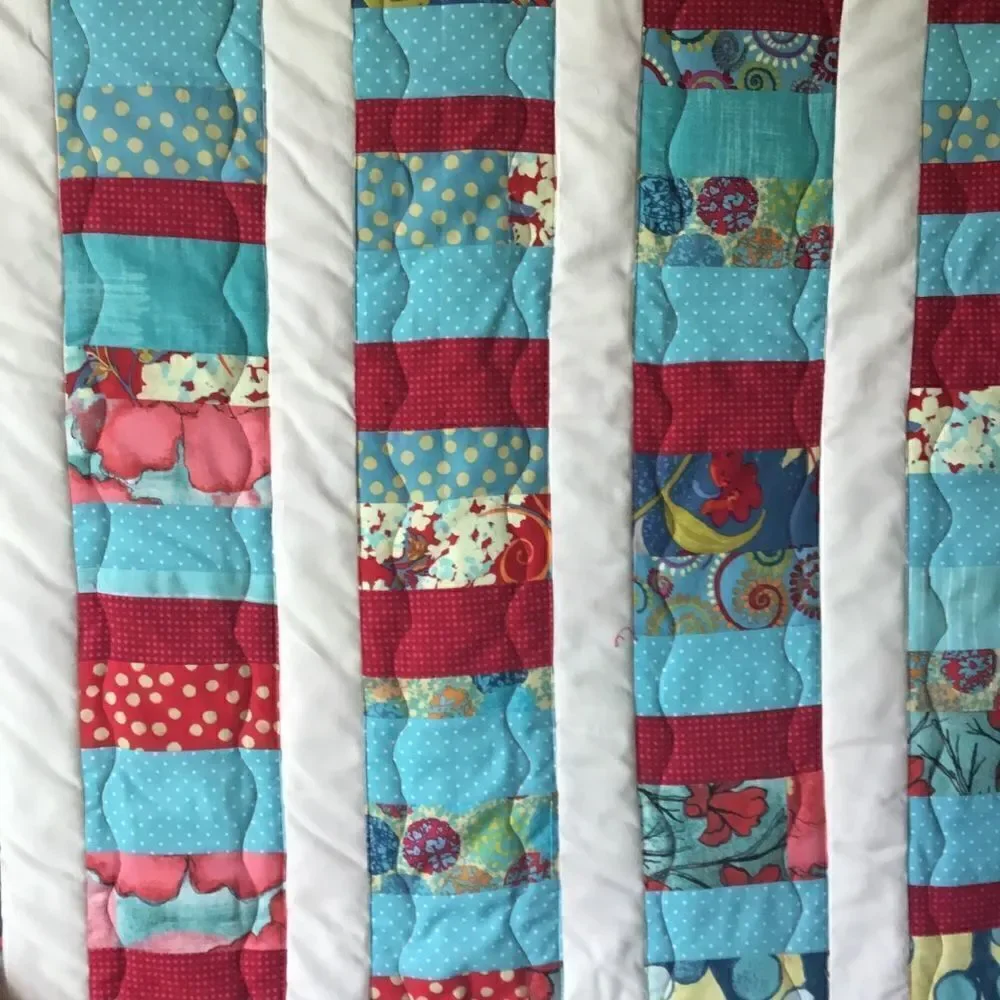 Handmade Lap Quilt NWT. 34” by 57”